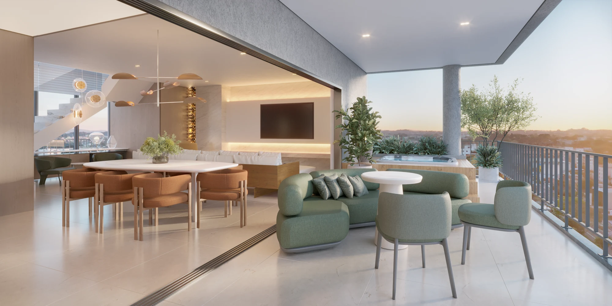 208,78 m² · Terraço da cobertura