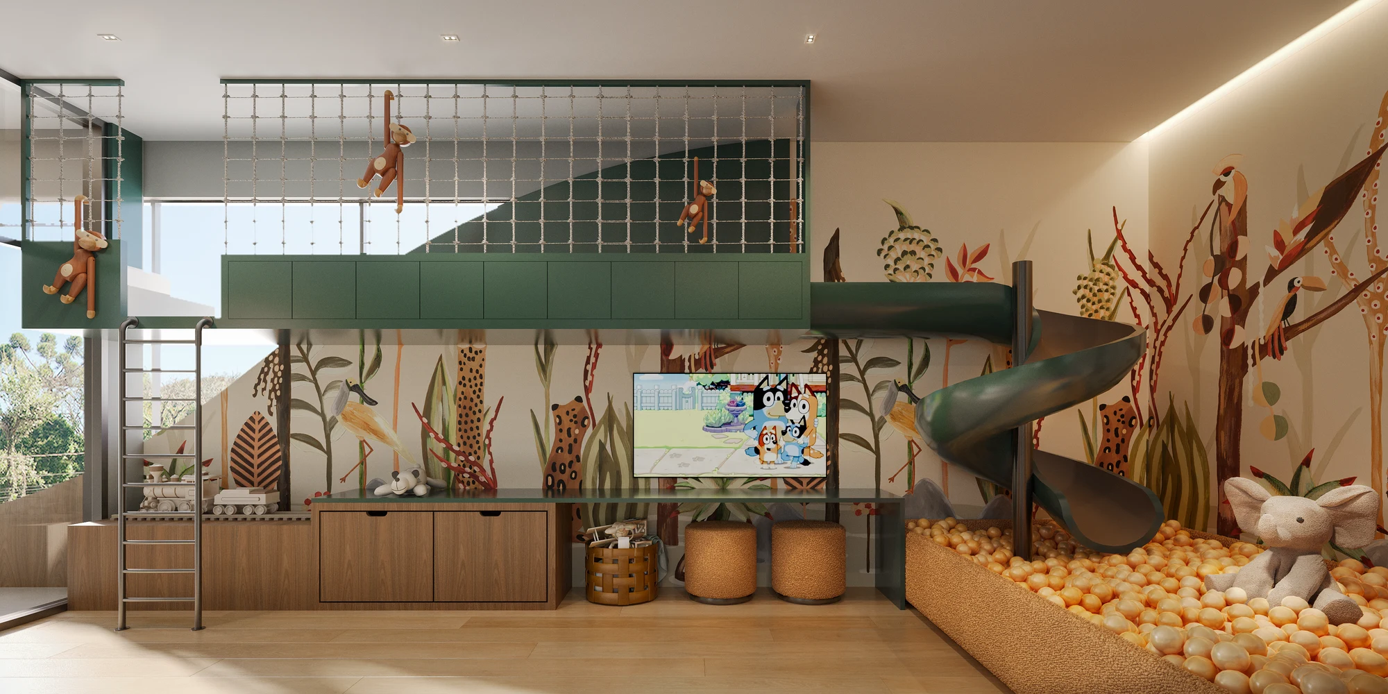 Brinquedoteca · perspectiva ilustrativa